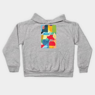 OZO Colorful Abstract 01 Kids Hoodie